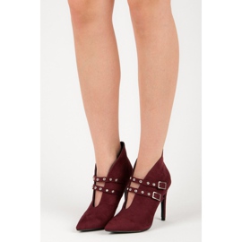 Cm Paris Botas de primavera burdeos rojo 6