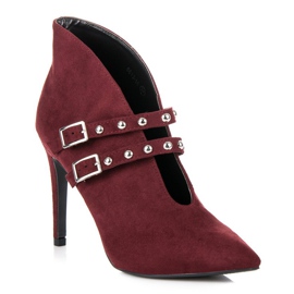 Cm Paris Botas de primavera burdeos rojo 5