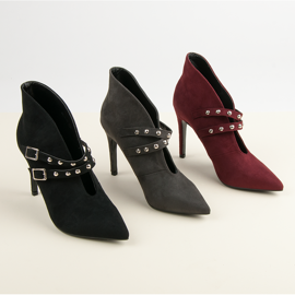 Cm Paris Botas punta primavera negro 1