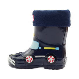 American Club Botas de agua, calcetín + inserto American TRUCK amarillo rojo azul marino 2