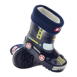 American Club Botas de agua, calcetín + inserto American TRUCK amarillo rojo azul marino 3