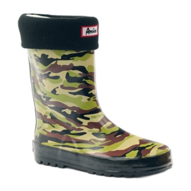 American Club Calcetín galoshes + inserto camo americano verde marrón negro 1