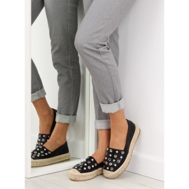 Alpargatas negras 7680 negro 1