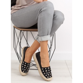 Alpargatas negras 7680 negro 4