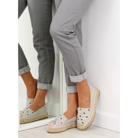 Alpargatas grises para mujer 7680 Gris 1