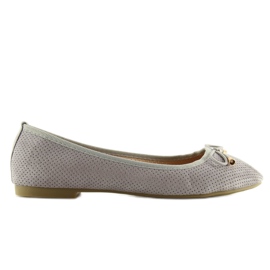 Bailarinas clásicas grises LK20P Gris 4