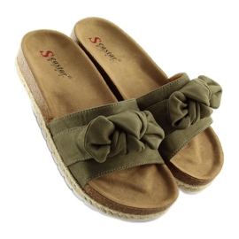 Zapatillas casa esparyl verde SK41 Verde 6