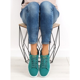 T-1706 Deportivas mujer mar turquesa verde 5
