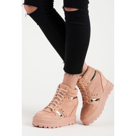 Bestelle Deportivas plataforma rosado 2