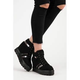 Bestelle Deportivas plataforma negro 3