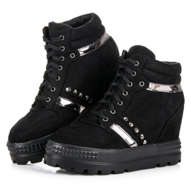 Bestelle Deportivas plataforma negro 6