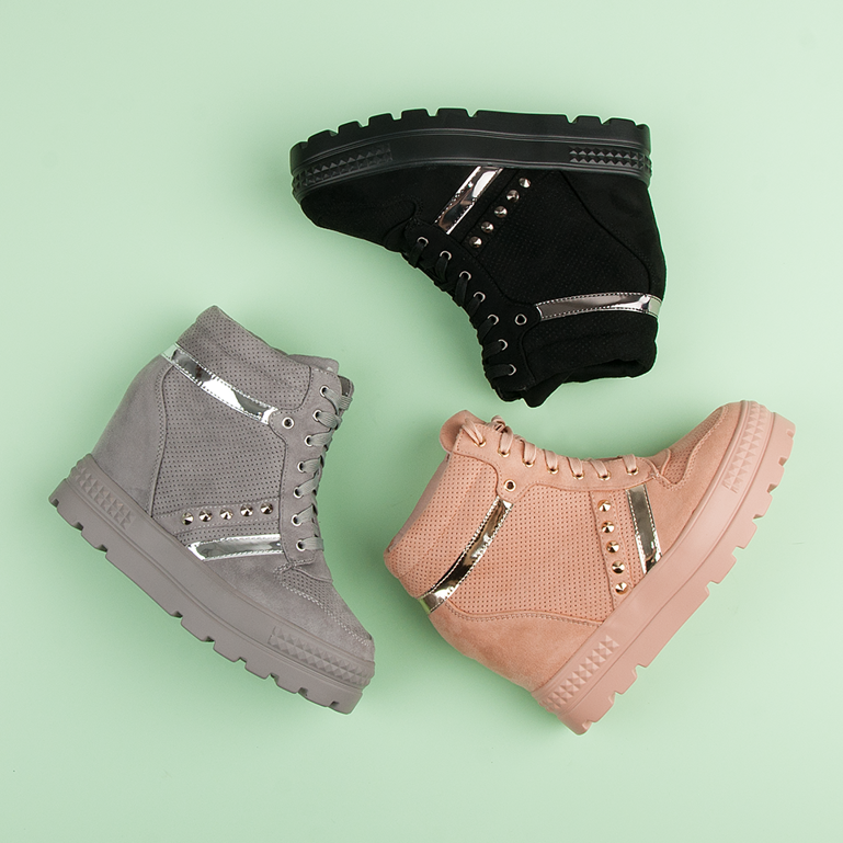 Bestelle Deportivas plataforma negro 1