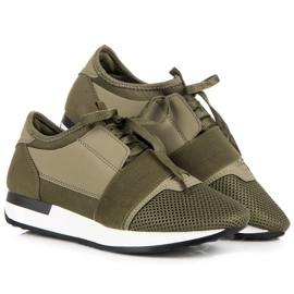 Zapatos deportivos sin cordones verde 1 Zapatos deportivos sin cordones verde 1