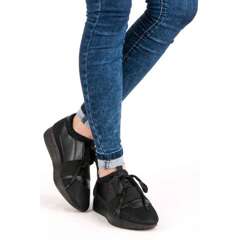 Calzado deportivo sin cordones negro 2 Calzado deportivo sin cordones negro 2