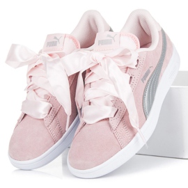 Puma smash v2 cinta jr rosado 1