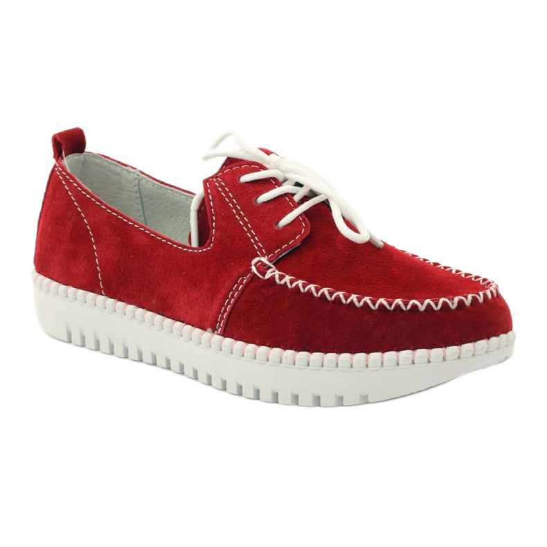 Creepers piel ante Filippo DP020 / 18 RD rojo 1