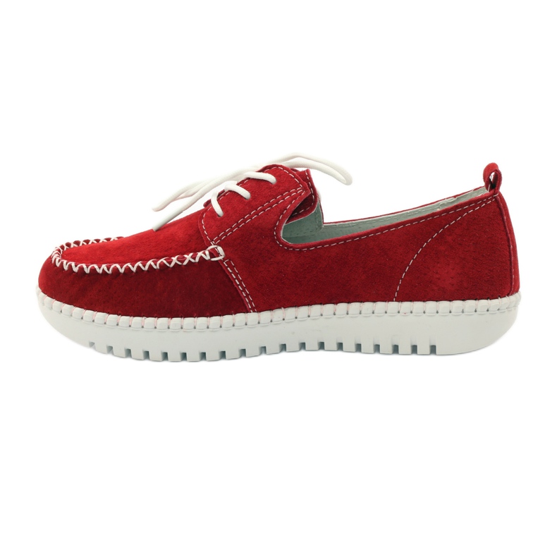 Creepers piel ante Filippo DP020 / 18 RD rojo 2