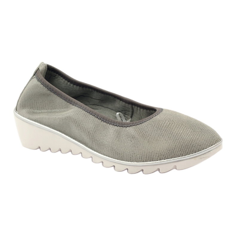 Filippo Zapatos de mujer mocasines de cuero 045 gris 1
