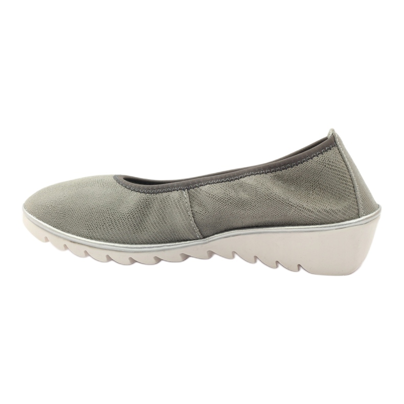 Filippo Zapatos de mujer mocasines de cuero 045 gris 2