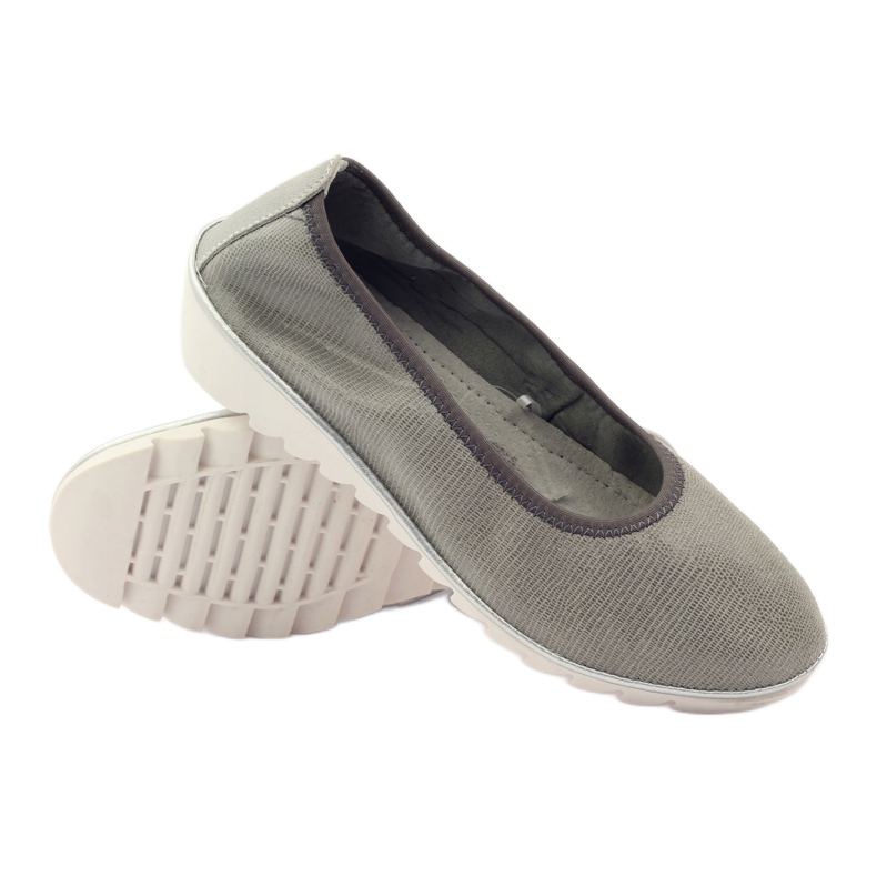 Filippo Zapatos de mujer mocasines de cuero 045 gris 3