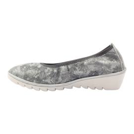 Zapatos de piel para mujer mocasines Filippo 046 gris 2
