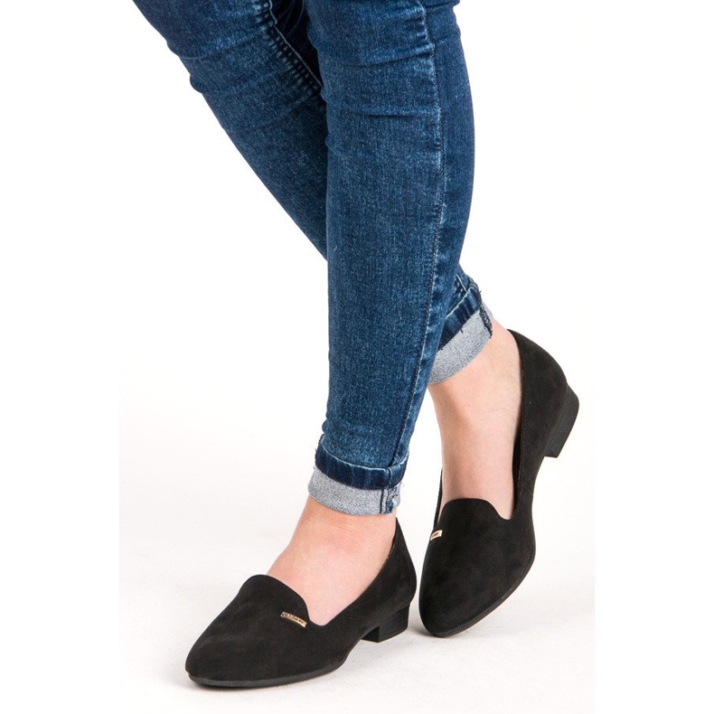 Señores de gamuza negro 2