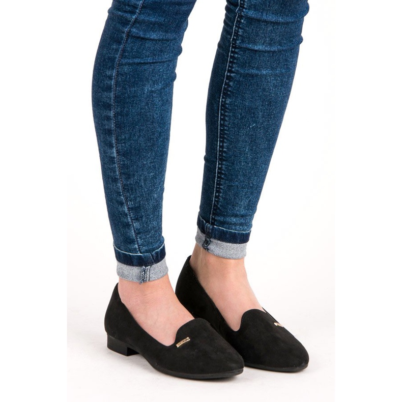 Señores de gamuza negro 1