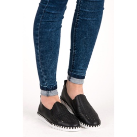 Seastar Zapatillas sin cordones caladas negro 2