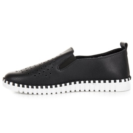Seastar Zapatillas sin cordones caladas negro 1