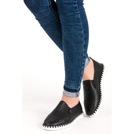 Seastar Zapatillas sin cordones caladas negro 3