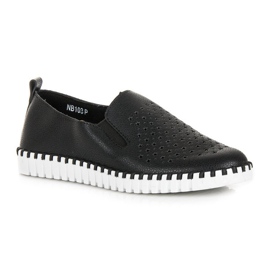 Seastar Zapatillas sin cordones caladas negro 6