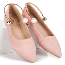 Bailarinas con adorno rosado 1
