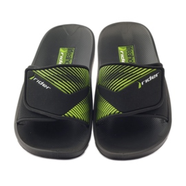 Zapatillas de piscina de ocio Rider 82326 negro verde 4 Zapatillas de piscina de ocio Rider 82326 negro verde 4
