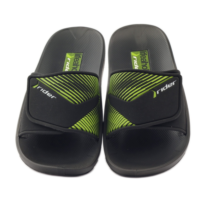 Zapatillas de piscina de ocio Rider 82326 negro verde 4 Zapatillas de piscina de ocio Rider 82326 negro verde 4
