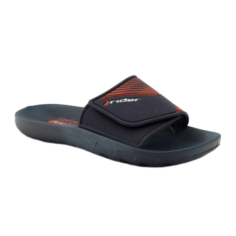 Zapatillas de piscina de ocio Rider 82326 naranja azul marino 1