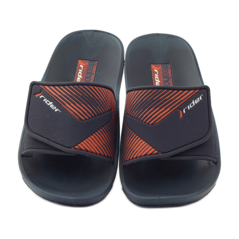 Zapatillas de piscina de ocio Rider 82326 naranja azul marino 4