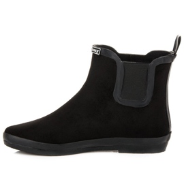 Kylie Chanclas de ante para mujer negro 3