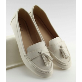 Mocasines de mujer beige 3147 Beige 4