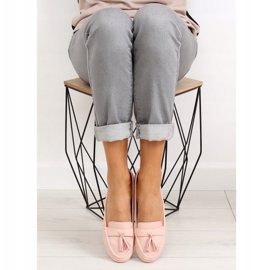 Rosa Mocasines mujer rosa 3147 Rosa 2