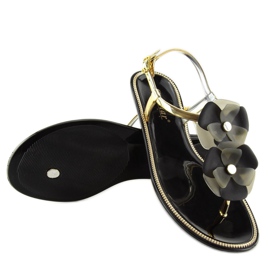 Sandalias meliski negro KG19P Negro 2