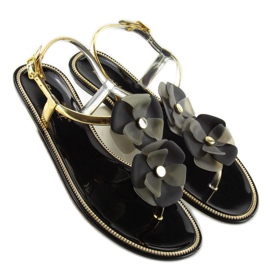 Sandalias meliski negro KG19P Negro 5