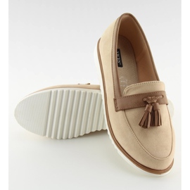Mocasines mujer beige 9167 Beige 5