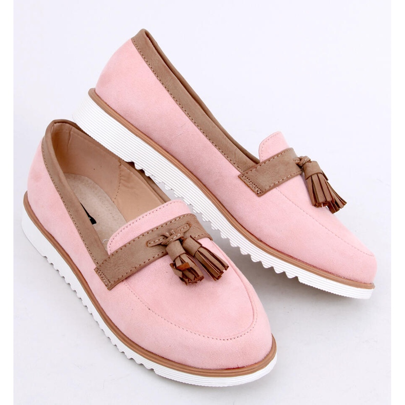 BM Pink Mocasines rosa de mujer 9167 Pink 1
