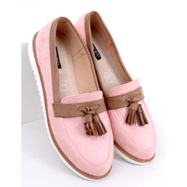 BM Pink Mocasines rosa de mujer 9167 Pink rosado 2