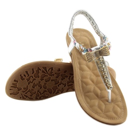 Chanclas plata D567 plata gris 5