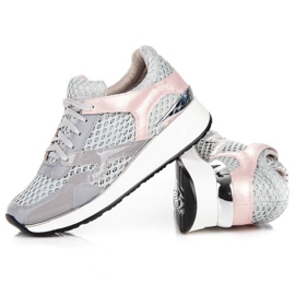 Kylie Deportivas Grises Con Malla 5