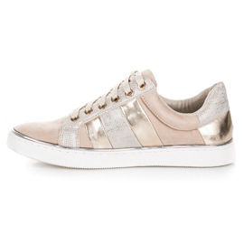 Kylie Zapatillas de moda atadas marrón 3