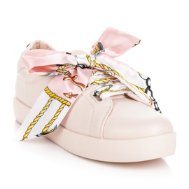 Zapatillas Atadas con cinta VICES rosado 4