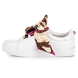 Vices Zapatillas atadas con una cinta vicios blanco 6
