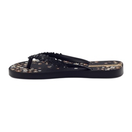 Ipanema 82397 zapatillas de casa de mujer florales negro marrón 2